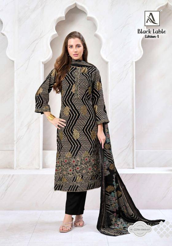 Alok suits black lable vol-4 Wholesale dress materials online